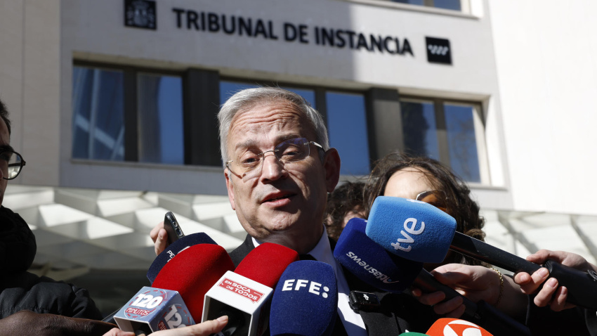 El abogado de la asociación HazteOir.org Javier Pérez Roldán