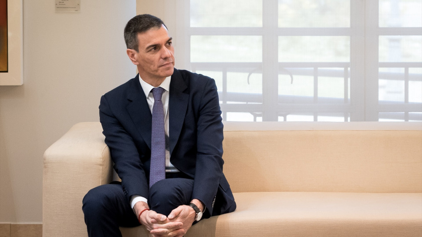 El presidente del Gobierno, Pedro Sánchez