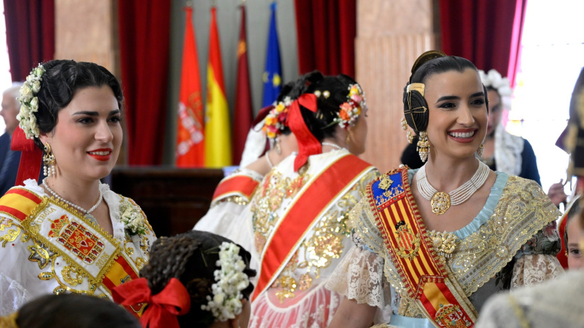 Recepción de las reinas de la huerta