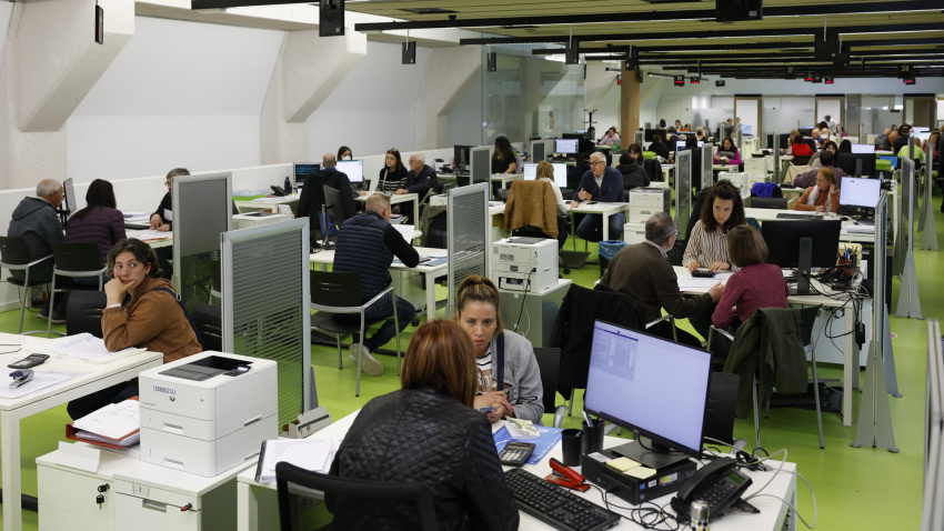 La Oficina de Atención al Contribuyente de Hacienda Foral de Navarra