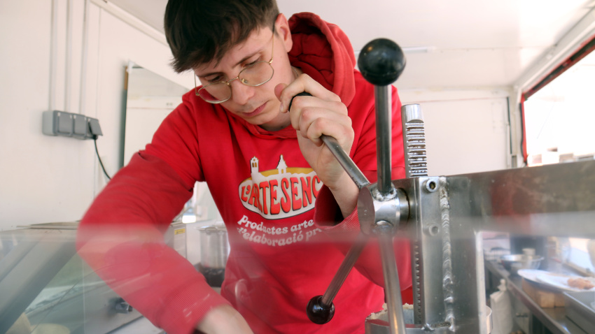 Ernest Aymerich, el dueño de la churrería