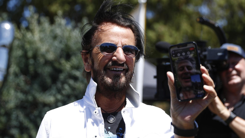 El músico inglés Ringo Starr