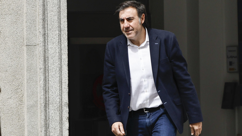 Joseba García, hermano de Koldo García, sale este martes del Tribunal Supremo donde se celebra la primera jornada del juicio contra el exministro José Luis Ábalos, su exasesor Koldo García y el empresario Víctor de Aldama por el caso de las mascarillas