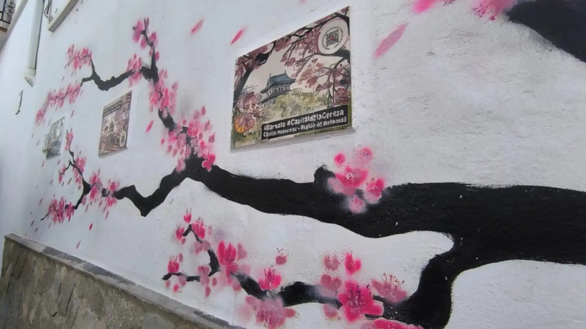 Una calle de Alfarnate