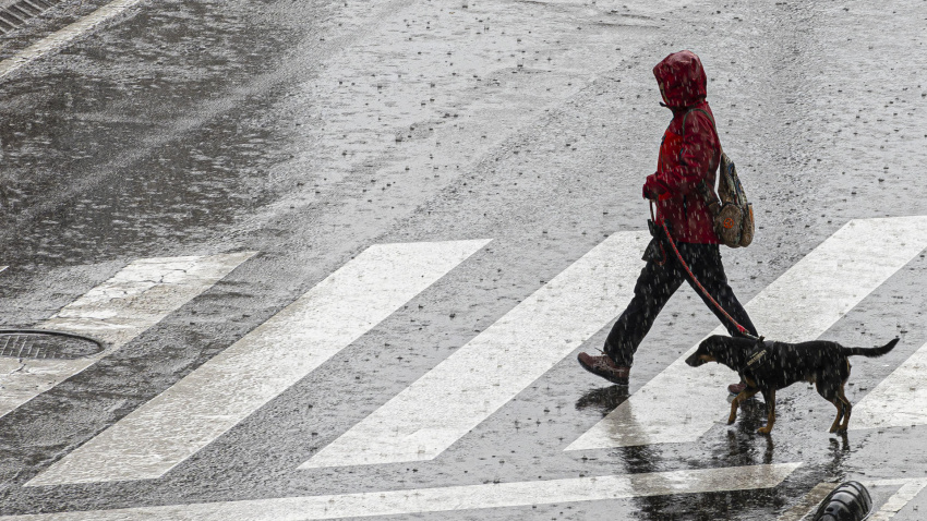 Lluvia en Zaragoza