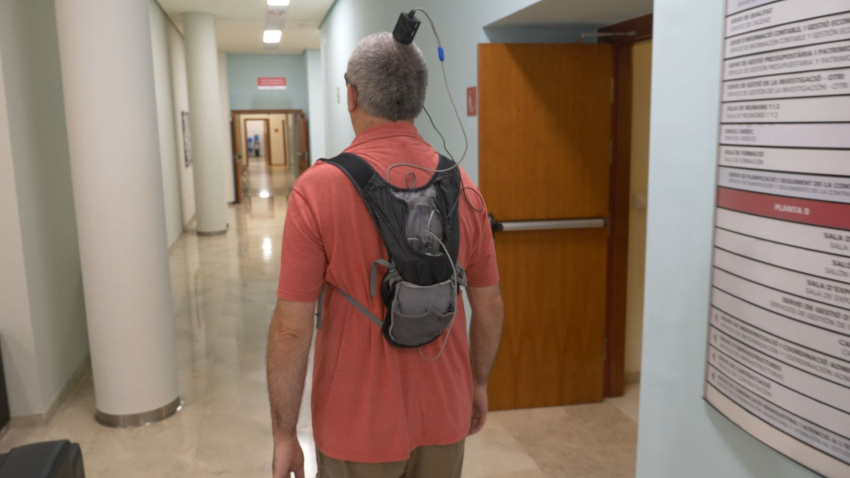 Uno de los pacientes que han probado el implante