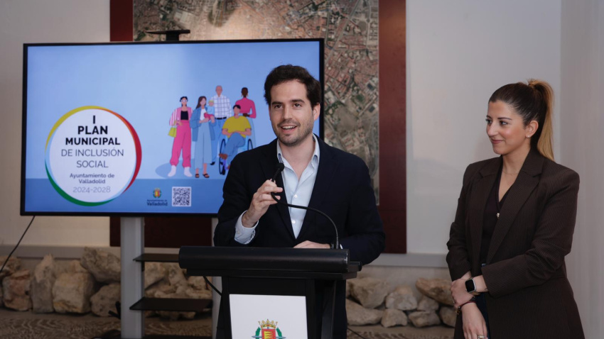 Presentación del balance anual del Plan de Inclusión Social del Ayuntamiento de Valladolid