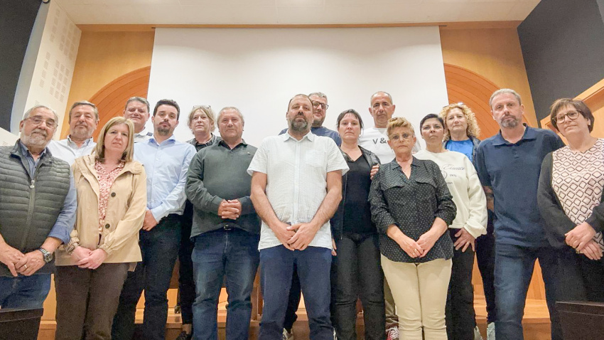 Reunión alcaldes PSOE Monegros