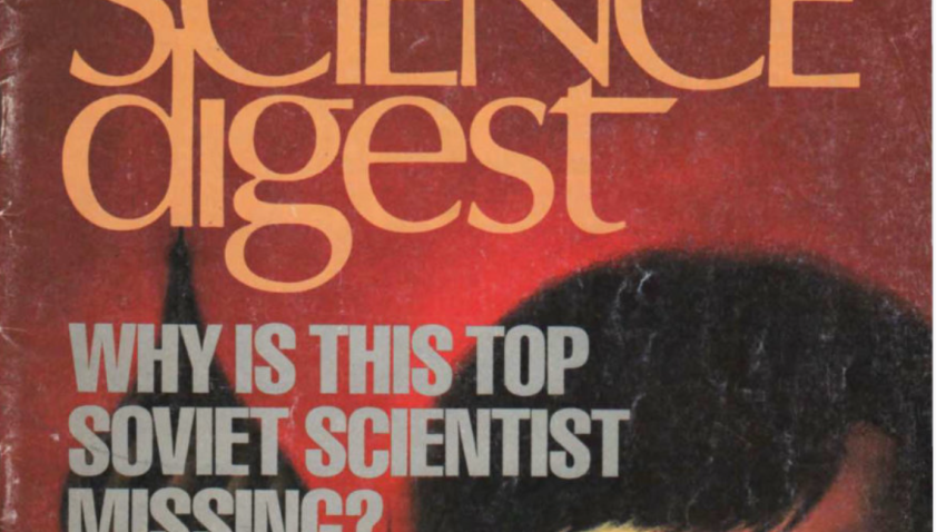 Portada del Science Digest sobre la desaparición de Alexandrov