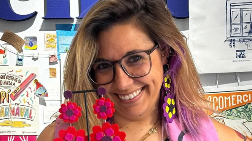 Sonia Romero, en su tienda