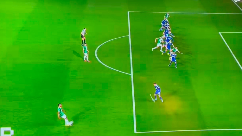 Jugada del segundo gol anulado al Córdoba ante el Zaragoza