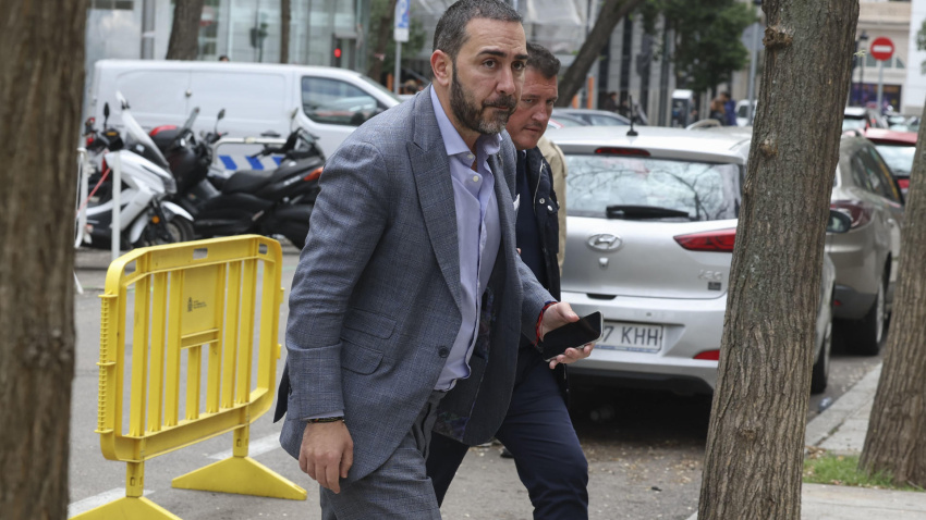 El empresario Víctor de Aldama a su llegada al Tribunal Supremo