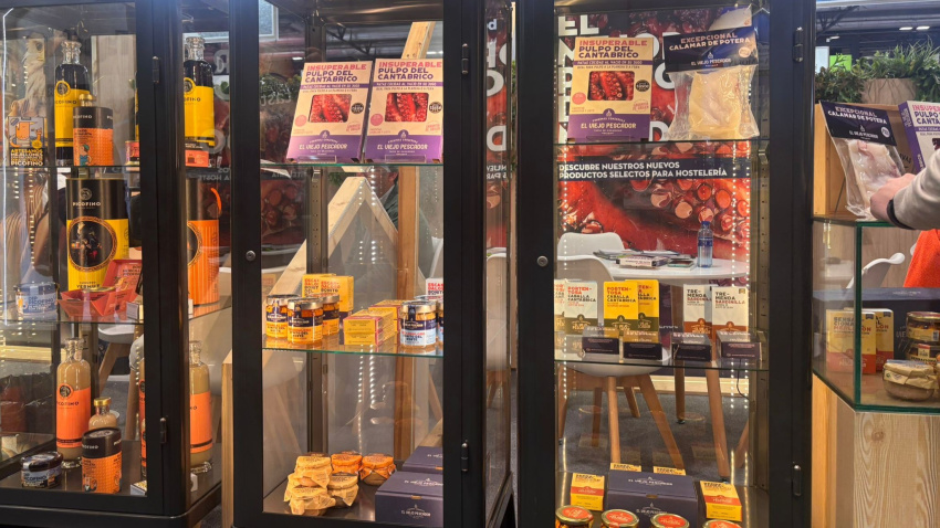 Expositor de El Viejo Pescador en el Salón Gourmets 2026