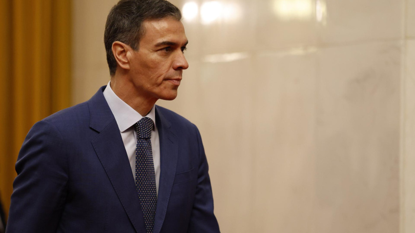 El presidente del Gobierno, Pedro Sánchez