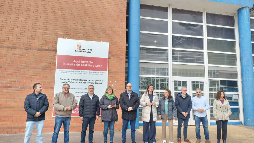 Ponferrada (León) inicia la ambiciosa reforma de sus piscinas climatizadas