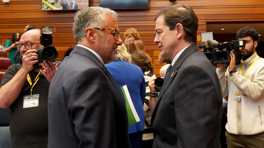 Sesión constitutiva de las Cortes de Castilla y León de la XII Legislatura.