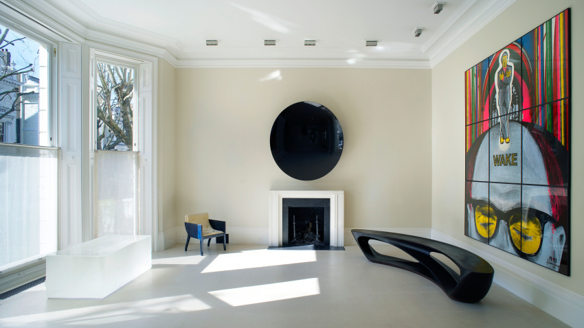 Habitación con arte