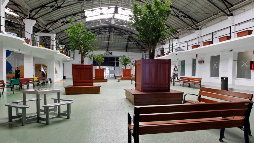 Antigua estación de autobuses.