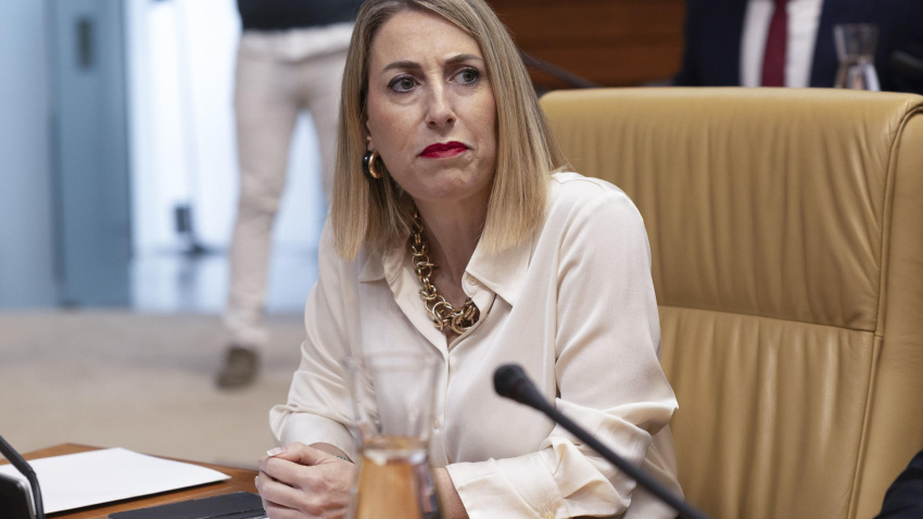 La presidenta en funciones María Guardiola