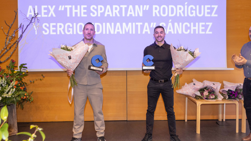 Sergio y Álex compartieron premio