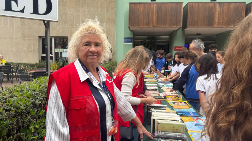 Mari Cruz, voluntaria de Cruz Roja Dénia
