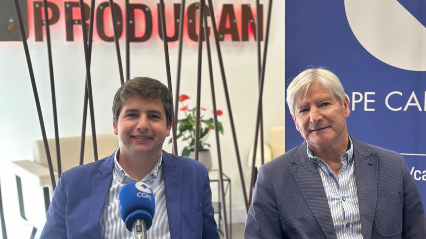 Pablo y su padre Adolfo Díaz