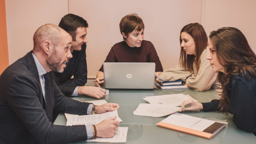 Despacho San José Abogados en la calle Iparraguirre 1 de Bilbao