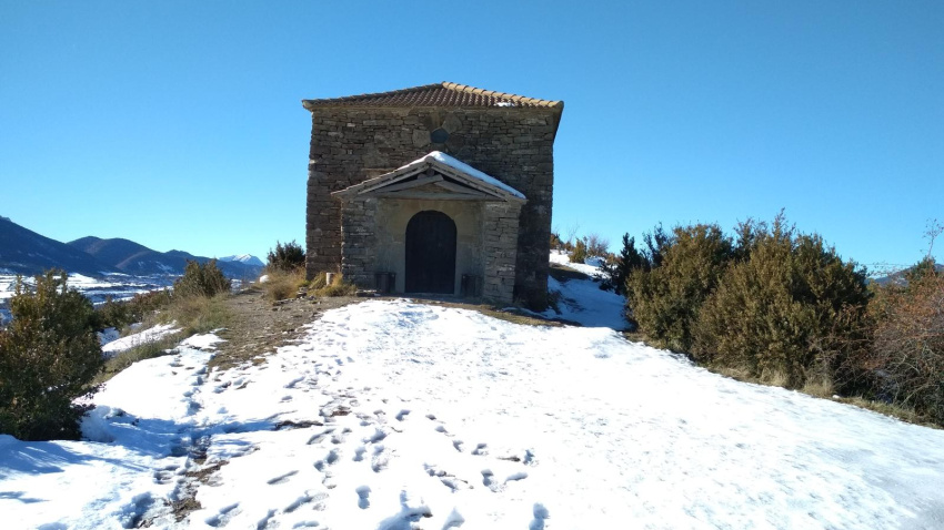 Ermita de Orante en invierno