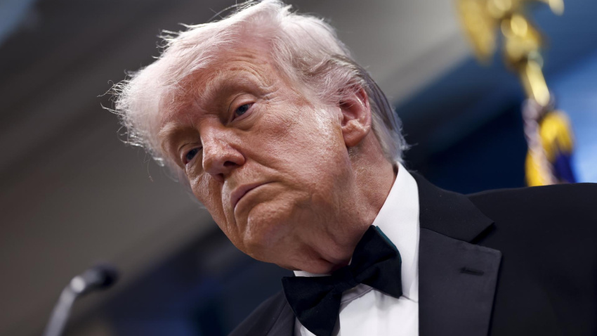 Donald Trump, en la cena de corresponsales