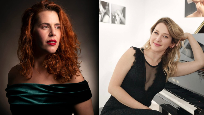 Las protagonistas del recital