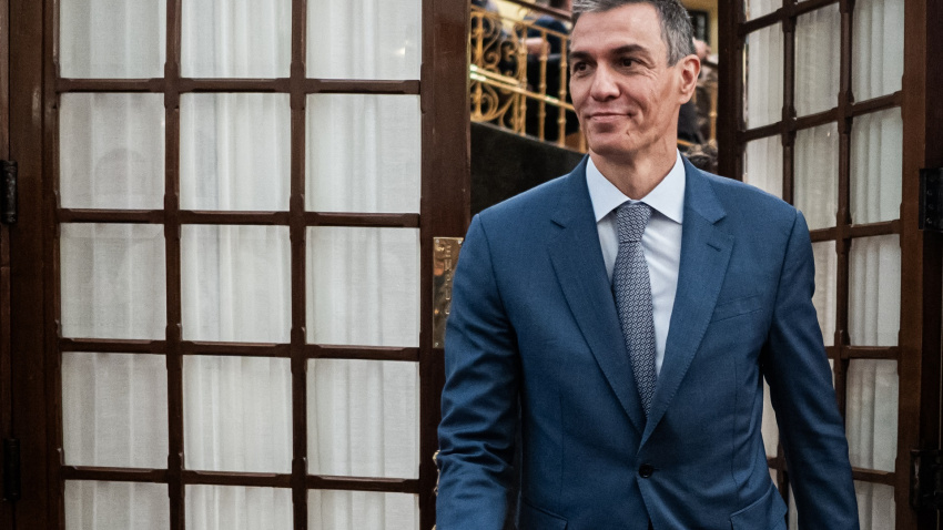 El presidente del Gobierno, Pedro Sánchez