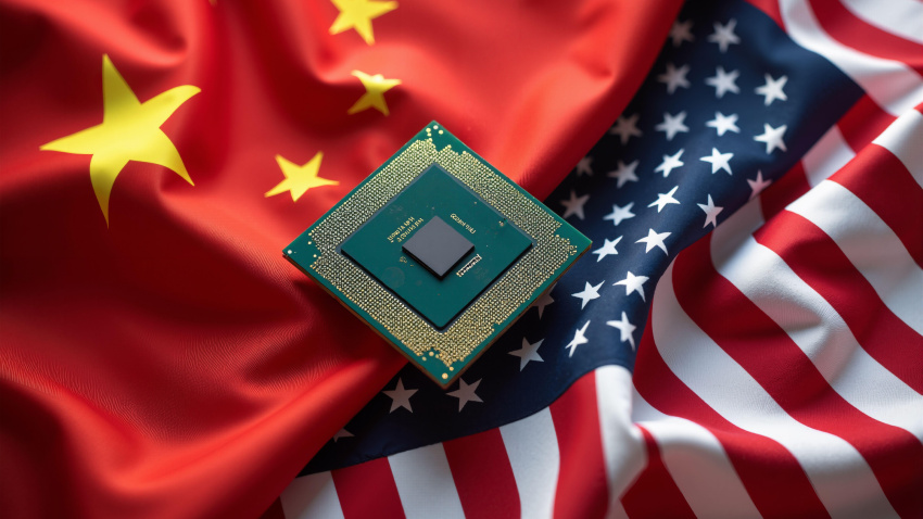 China, Estados Unidos, arancel tecnológico, inteligencia artificial, chip de computadora