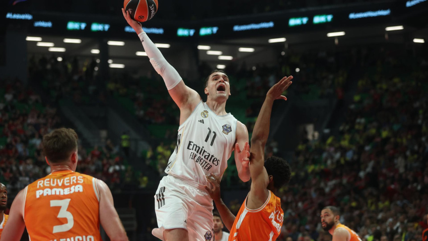 El Real Madrid tumba al Valencia Basket y jugará la final de la Euroliga
