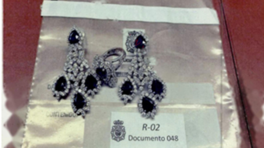 Joyas encontradas en el despacho de Zapatero