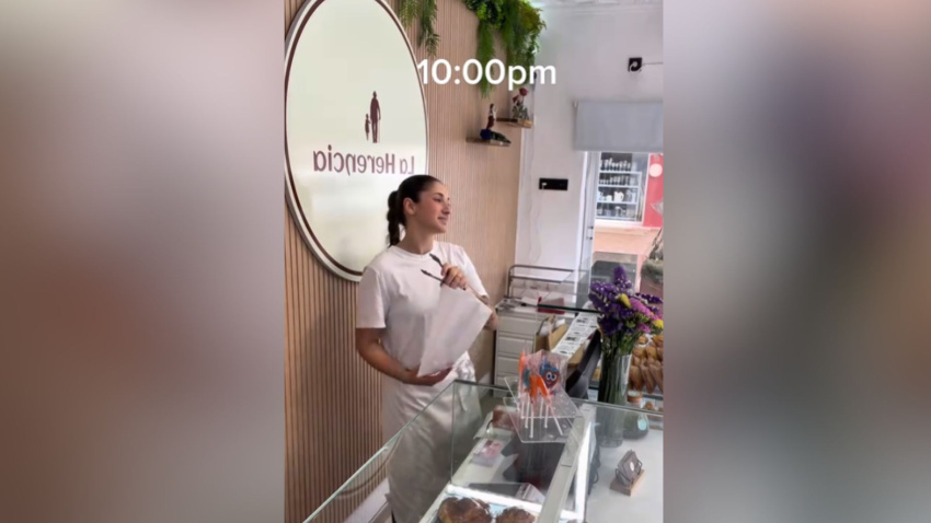 Marta, una joven pastelera y emprendedora española