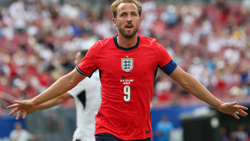 Harry Kane celebrando su gol contra Nueva Zelanda