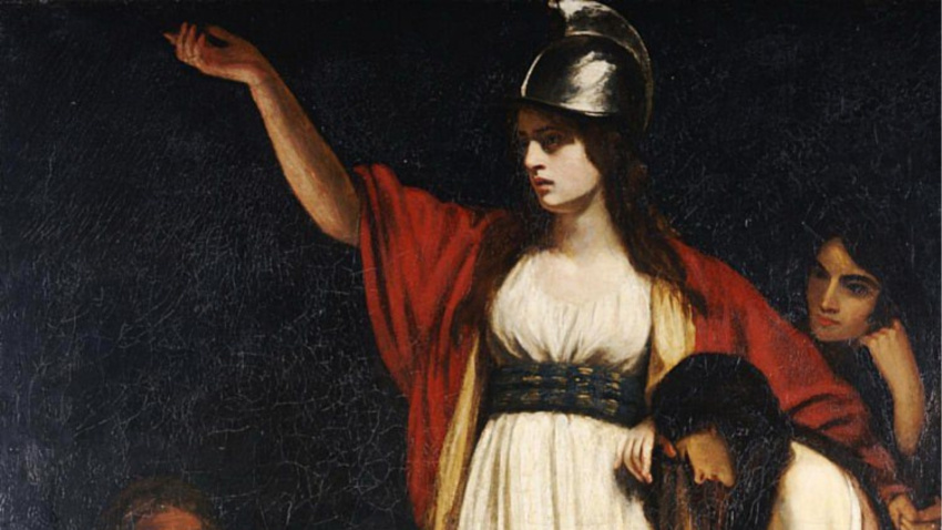 Retrato de Boudica, reina de los icenos