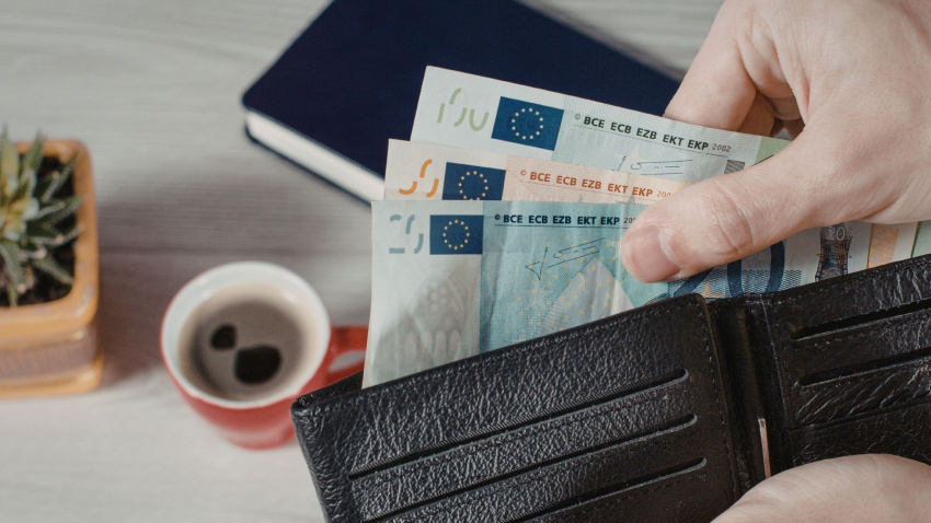 Dinero en la cartera