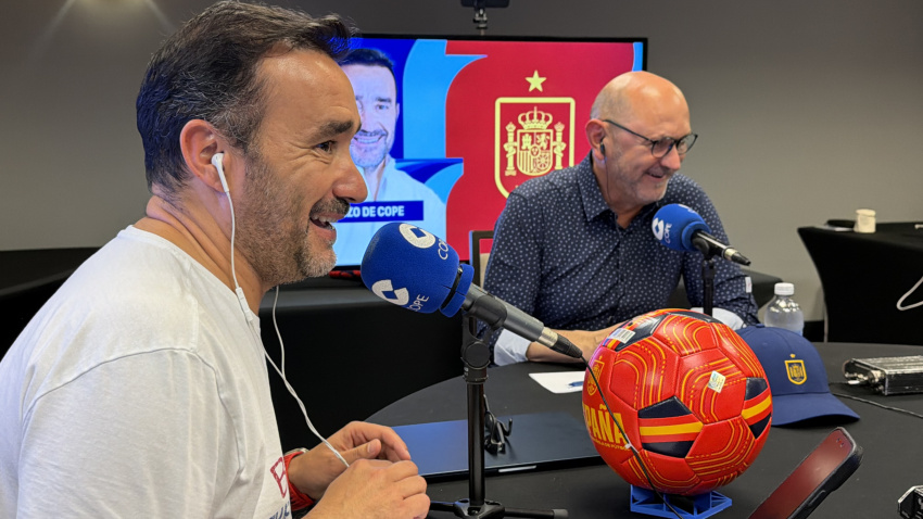 Juanma Castaño y Rafael Louzán en el Partidazo de COPE en Chattanooga 1