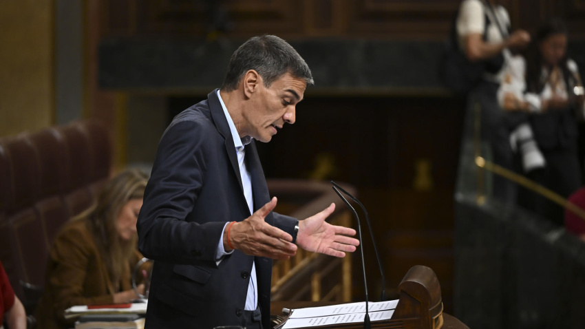 El presidente del Gobierno, Pedro Sánchez