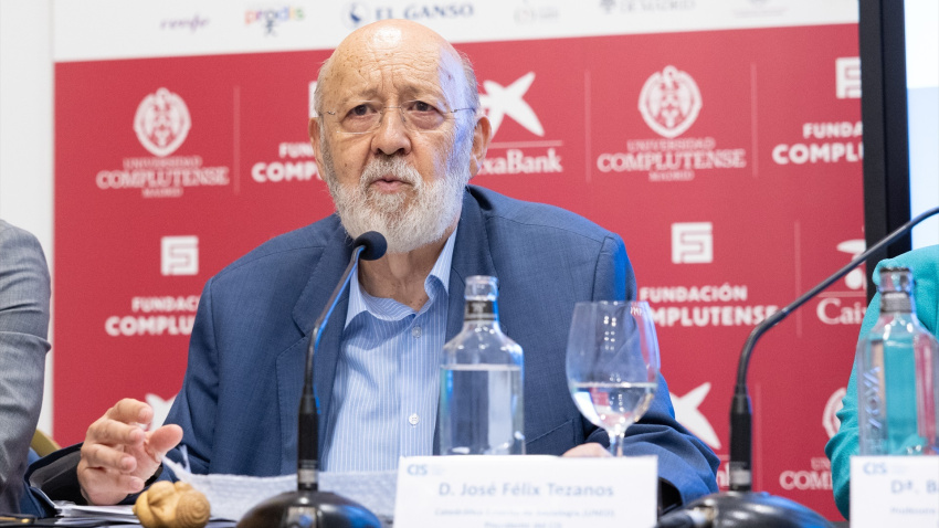El presidente del CIS, José Félix Tezanos