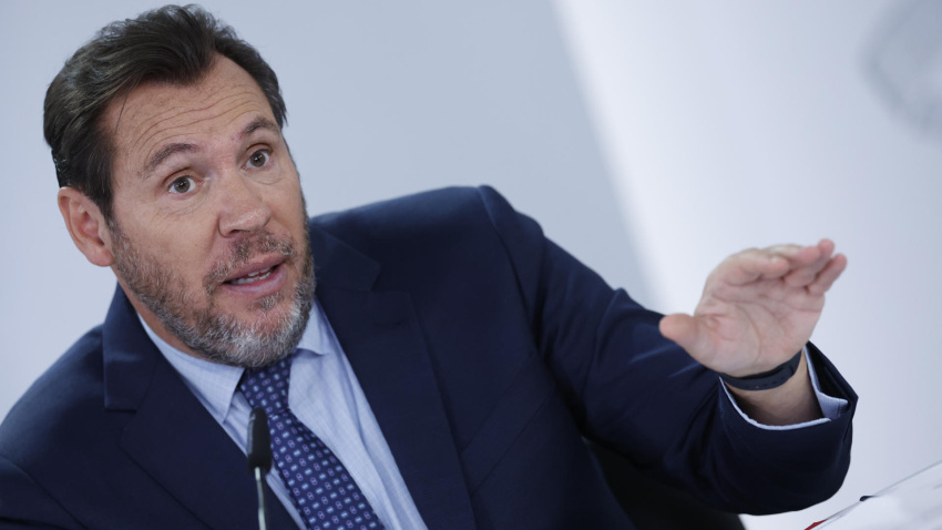 El ministro de Transportes y Movilidad Sostenible, Óscar Puente
