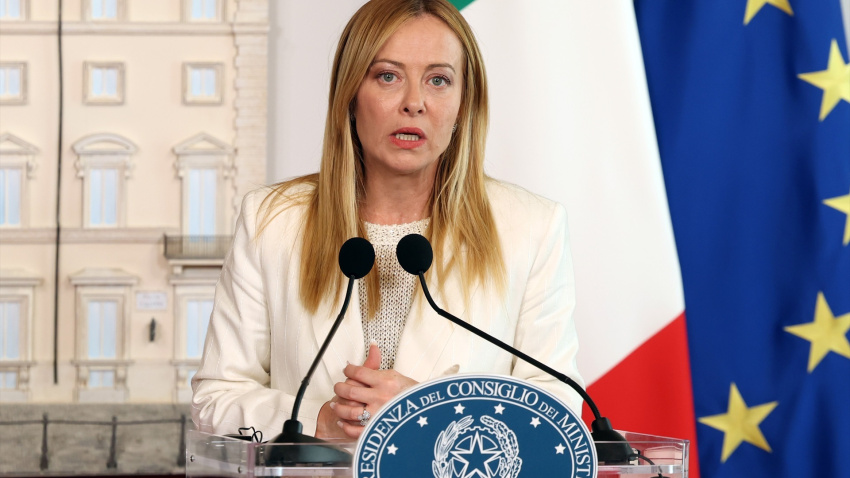 Primera ministra de Italia Giorgia Meloni