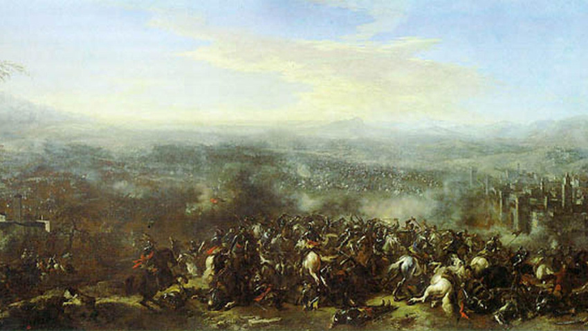 La batalla de Nordlingen en 1634, por Jacques Courtois.