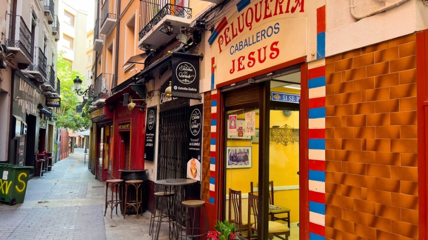 Imagen de una de las calles de El Tubo de Zaragoza.
