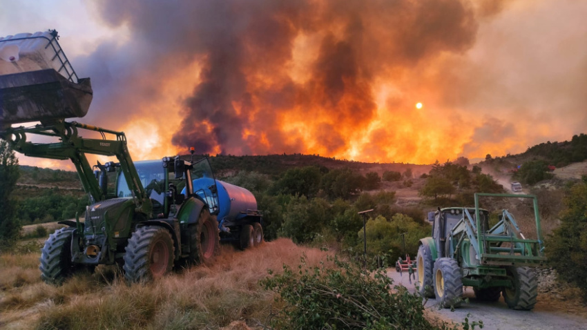 Incendio Las Peñas de Riglos