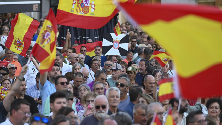Concentración en apoyo a Ceuta este miércoles en la Plaza de San Marcelo, en León