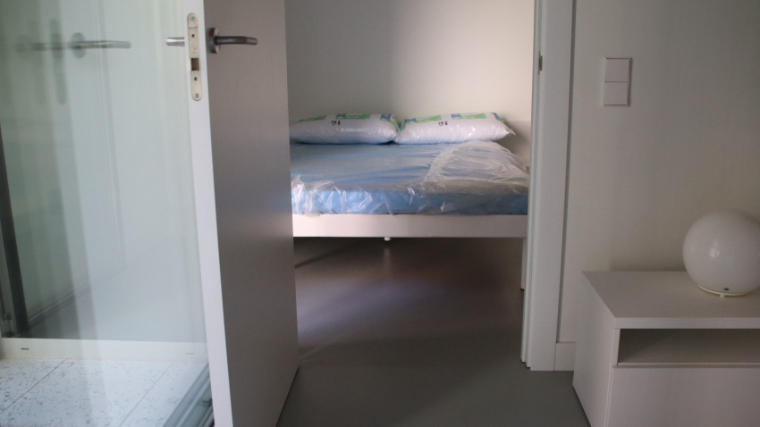 Una habitación de una de las viviendas