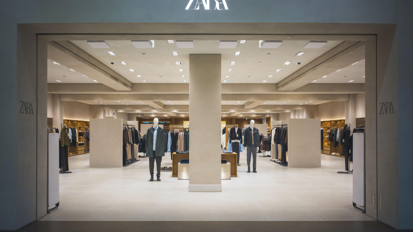 Tienda Zara de moda, Almaty, Kazajistán