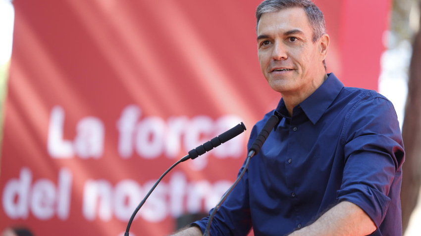 El presidente del Gobierno, Pedro Sánchez